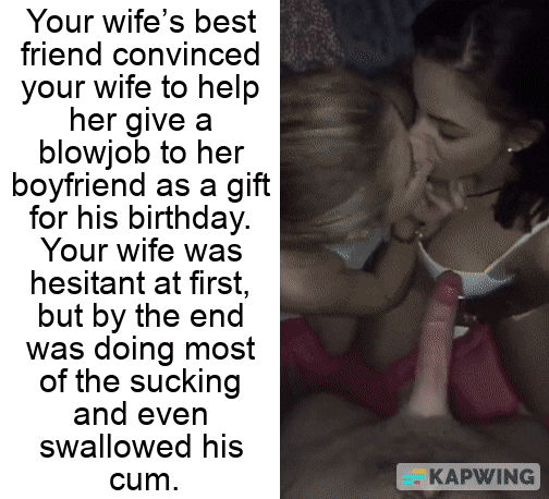My Cheating Wife Porn Gifs - Cheating Wife Birthday Blowjob (CUCK) - Love Porn Gifs